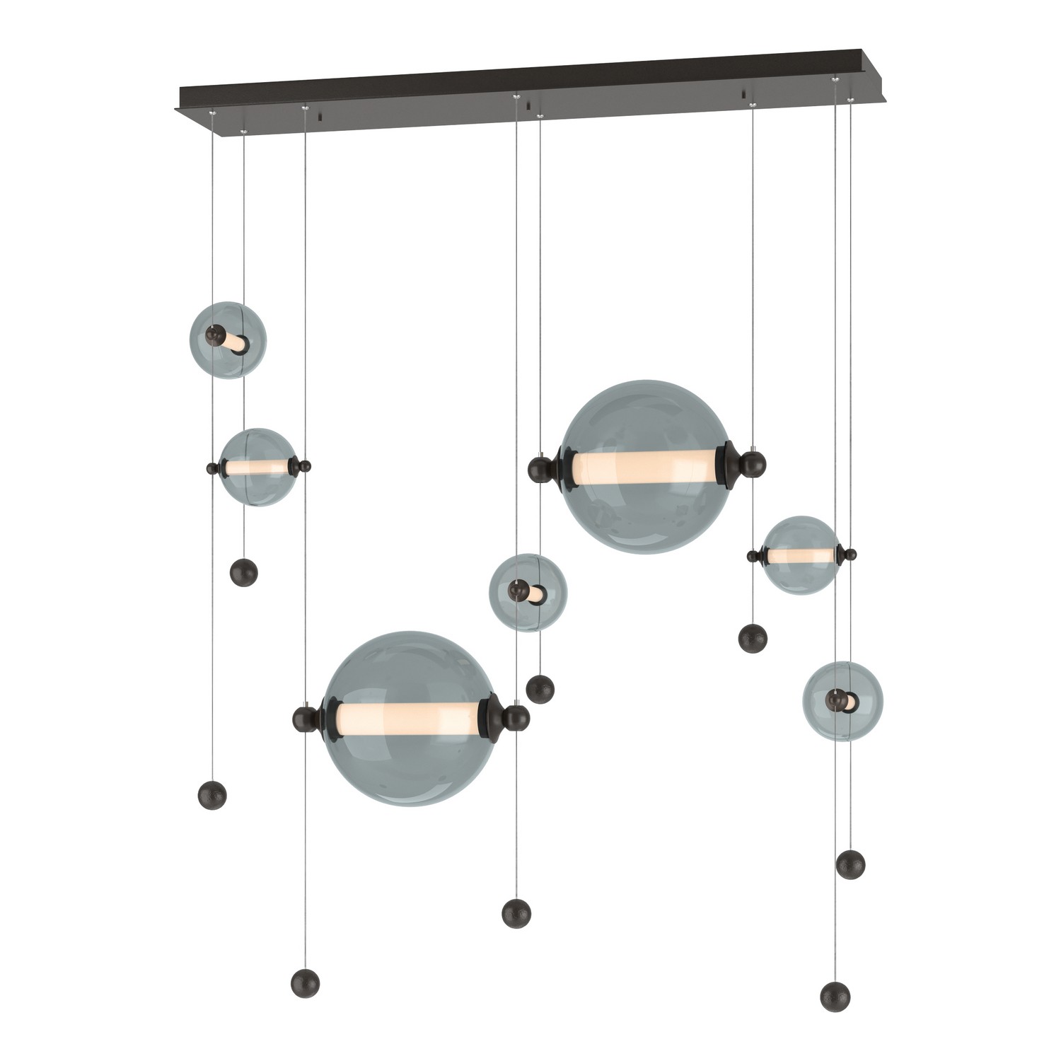 Oil Rubbed Bronze with Cool Grey Glass